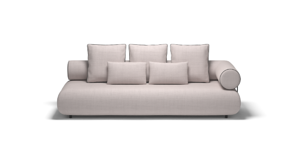CASABLANCA 3 WITH SIDE RIGHT m CHENILLE GREY