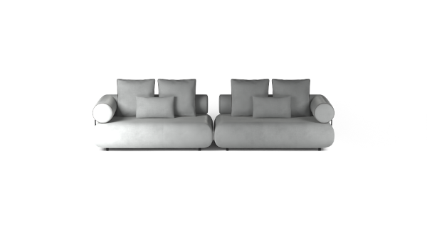 CASABLANCA 4 VELVET WHITE
