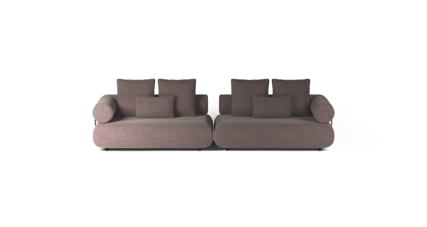 CASABLANCA 4 CHENILLE BURGUNDY