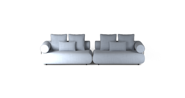 CASABLANCA 4 CHENILLE BLUE