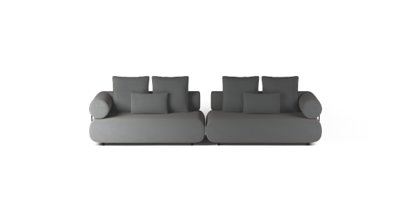 CASABLANCA 4 CHENILLE GRAPHITE