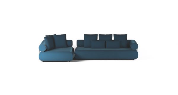 CASABLANCA SET 1 LEFT VELVET BLUE