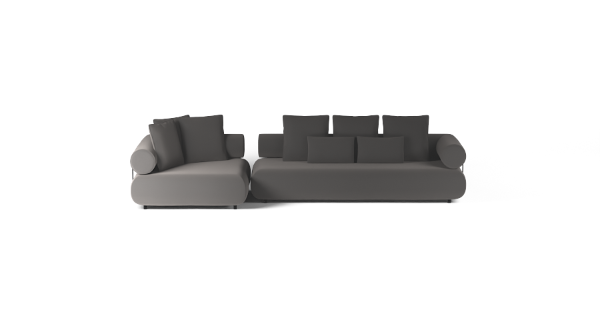 CASABLANCA SET 1 LEFT CHENILLE BLACK