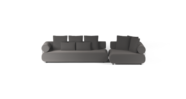 CASABLANCA SET 1 RIGHT CHENILLE BLACK