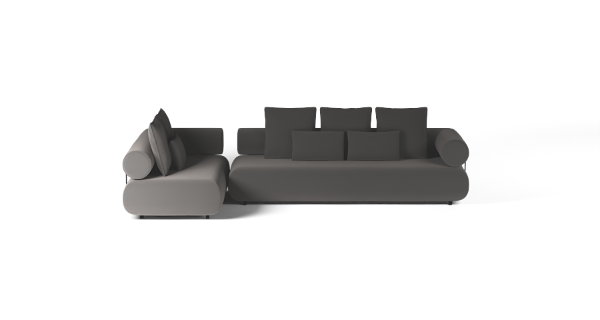 CASABLANCA SET 2 LEFT CHENILLE BLACK