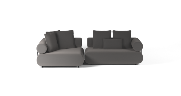 CASABLANCA SET 3 LEFT CHENILLE BLACK