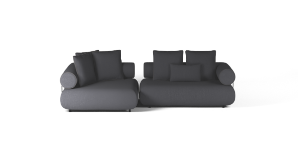 CASABLANCA SET 3 RIGHT BOUCLE BLACK