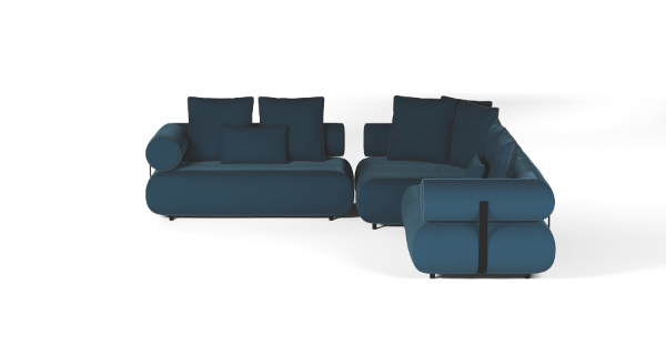 CASABLANCA SET 4 VELVET BLUE