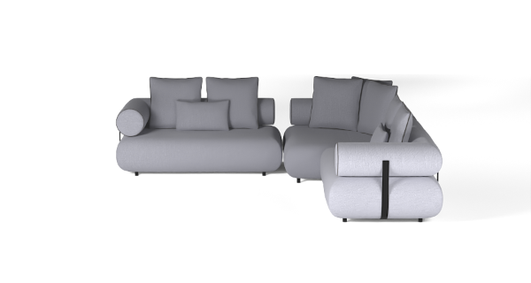CASABLANCA SET 4 BOUCLE GREY