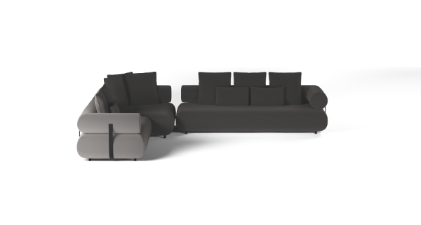 CASABLANCA SET 5 LEFT CHENILLE BLACK