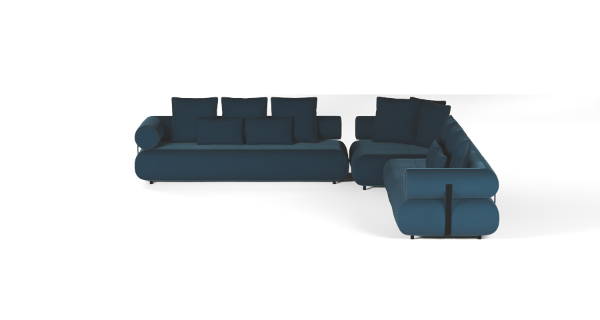 CASABLANCA SET 6 VELVET BLUE