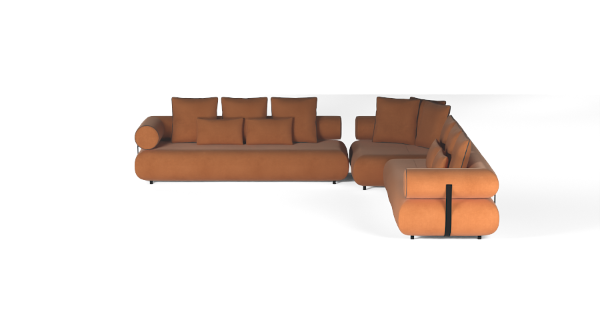 CASABLANCA SET 6 VELVET RUST