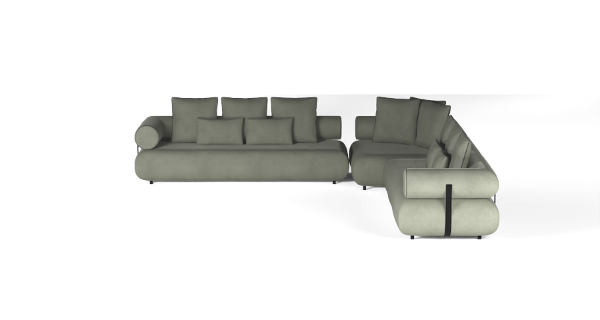 CASABLANCA SET 6 VELVET OLIVE