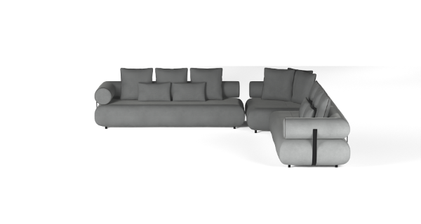 CASABLANCA SET 6 VELVET WHITE