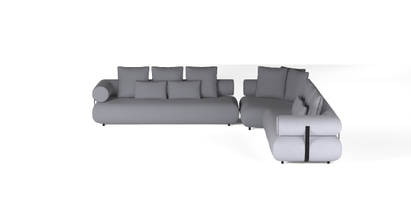 CASABLANCA SET 6 BOUCLE GREY