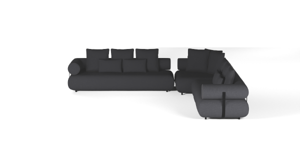 CASABLANCA SET 6 BOUCLE BLACK