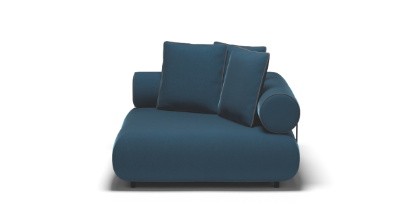 CASABLANCA CORNER VELVET BLUE