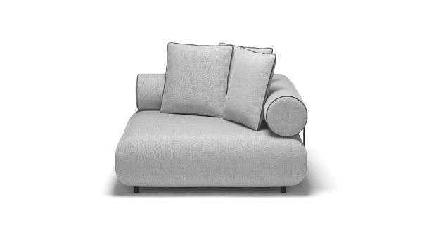CASABLANCA CORNER BOUCLE WHITE
