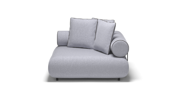CASABLANCA CORNER BOUCLE GREY