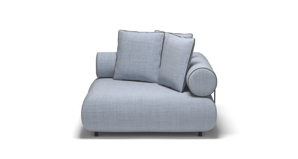 CASABLANCA CORNER CHENILLE BLUE