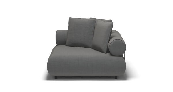 CASABLANCA CORNER CHENILLE GRAPHITE