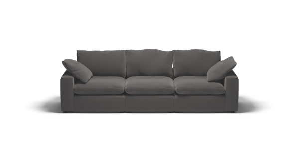 LAZY SOFA CHENILLE BLACK