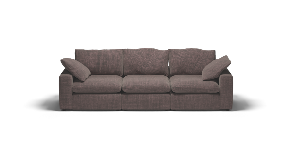 LAZY SOFA CHENILLE BURGUNDY