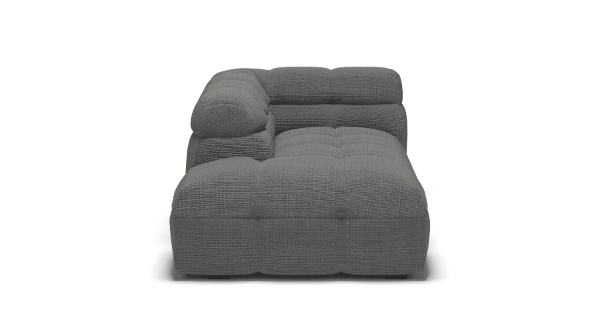 MICHELLE CHAISE_LEFT CHENILLE GRAPHITE