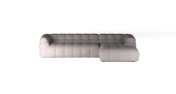 MICHELLE 3/CHG LEFT m CHENILLE GREY