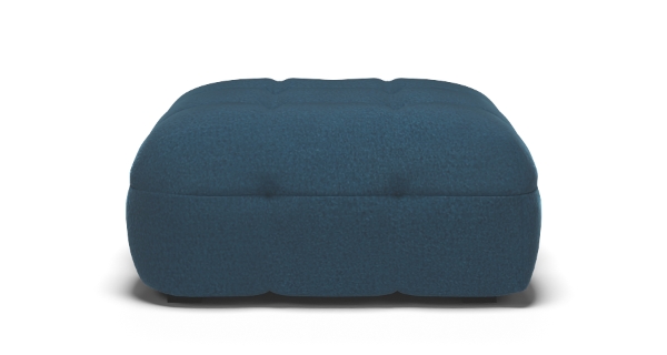 MICHELLE PUF VELVET BLUE