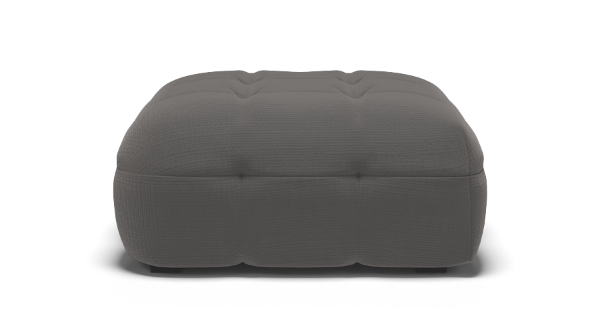MICHELLE PUF CHENILLE BLACK