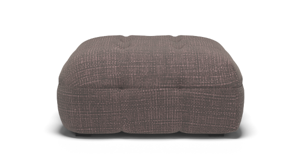 MICHELLE PUF CHENILLE BURGUNDY