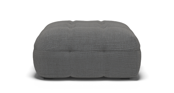 MICHELLE PUF CHENILLE GRAPHITE
