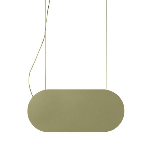 MALUMI A olive green ceiling pendant lamp