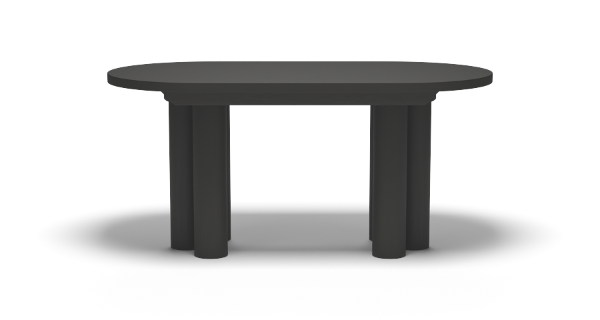 TULLE BASE 160 80 OAK BLACK