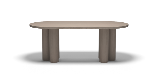 TULLE BASE 180 90 OAK IVORY