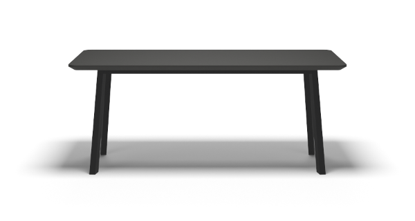 VESTA BASE 160 80 OAK BLACK