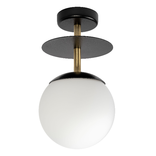 PLAAT B BLACK/BRASS