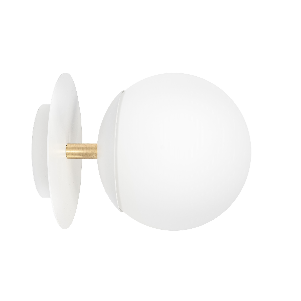 PLAAT C WHITE/BRASS