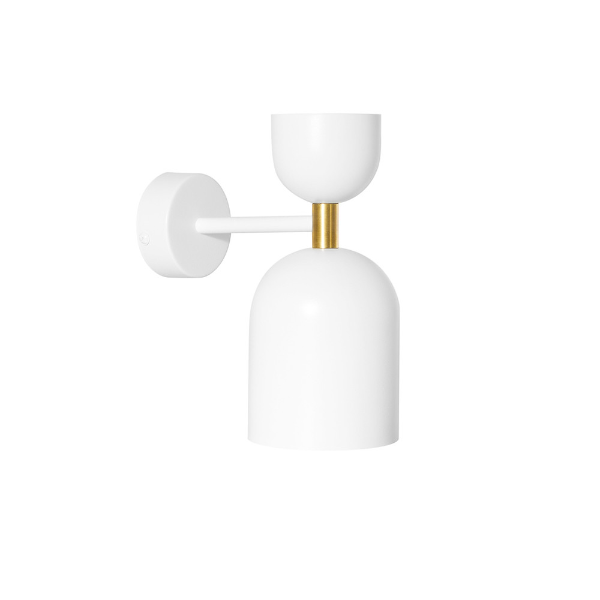 SUPURU W WHITE/BRASS