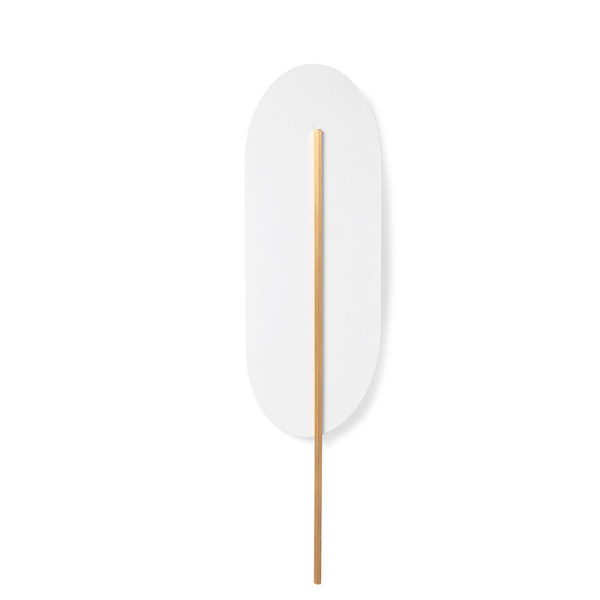 ROKKE WHITE/BRASS